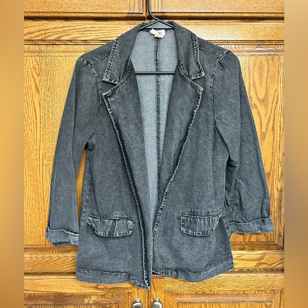 Faded black blazer